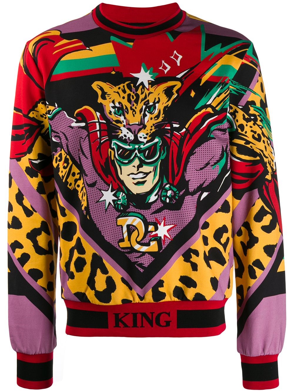 dolce & gabbana KING PRINT SWEATER available on montiboutique.com - 28787