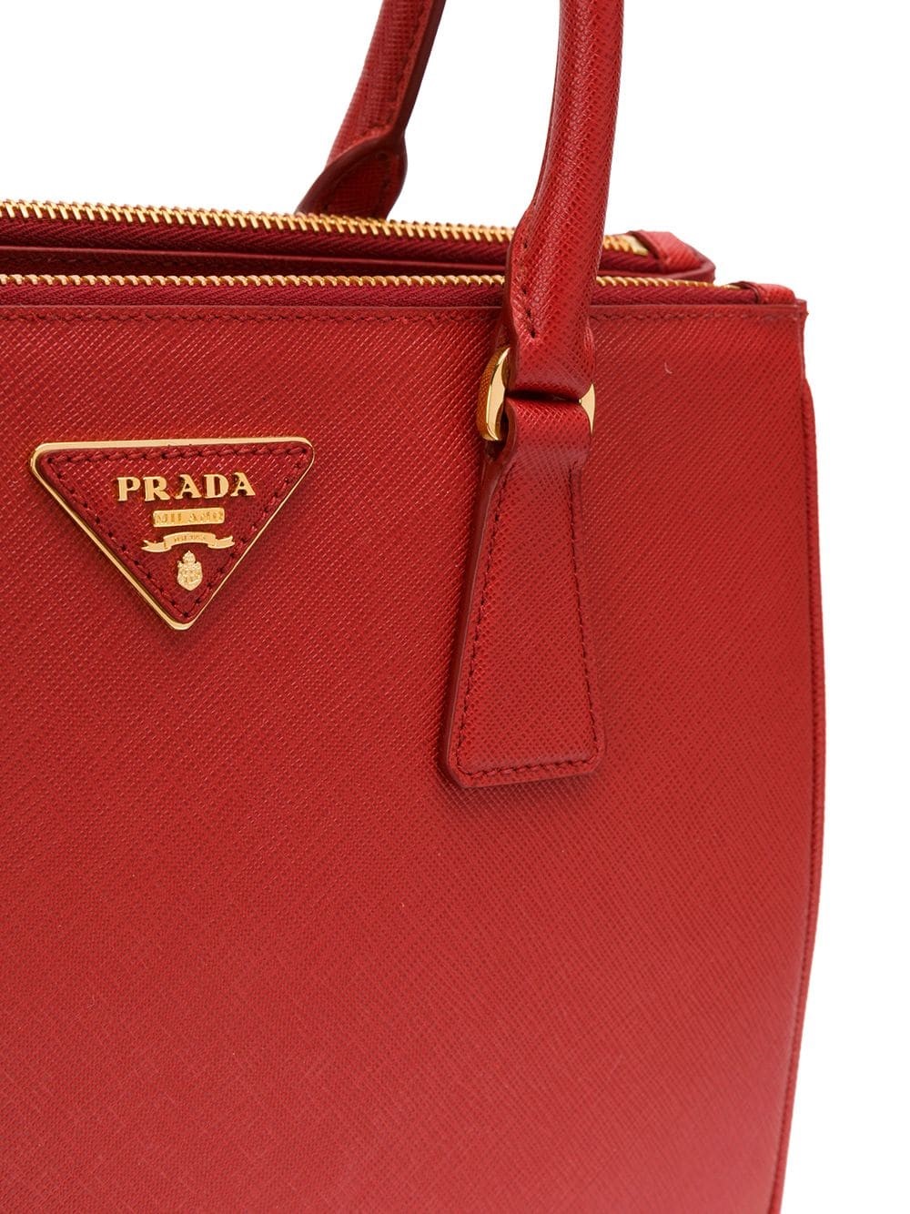 prada logo tote