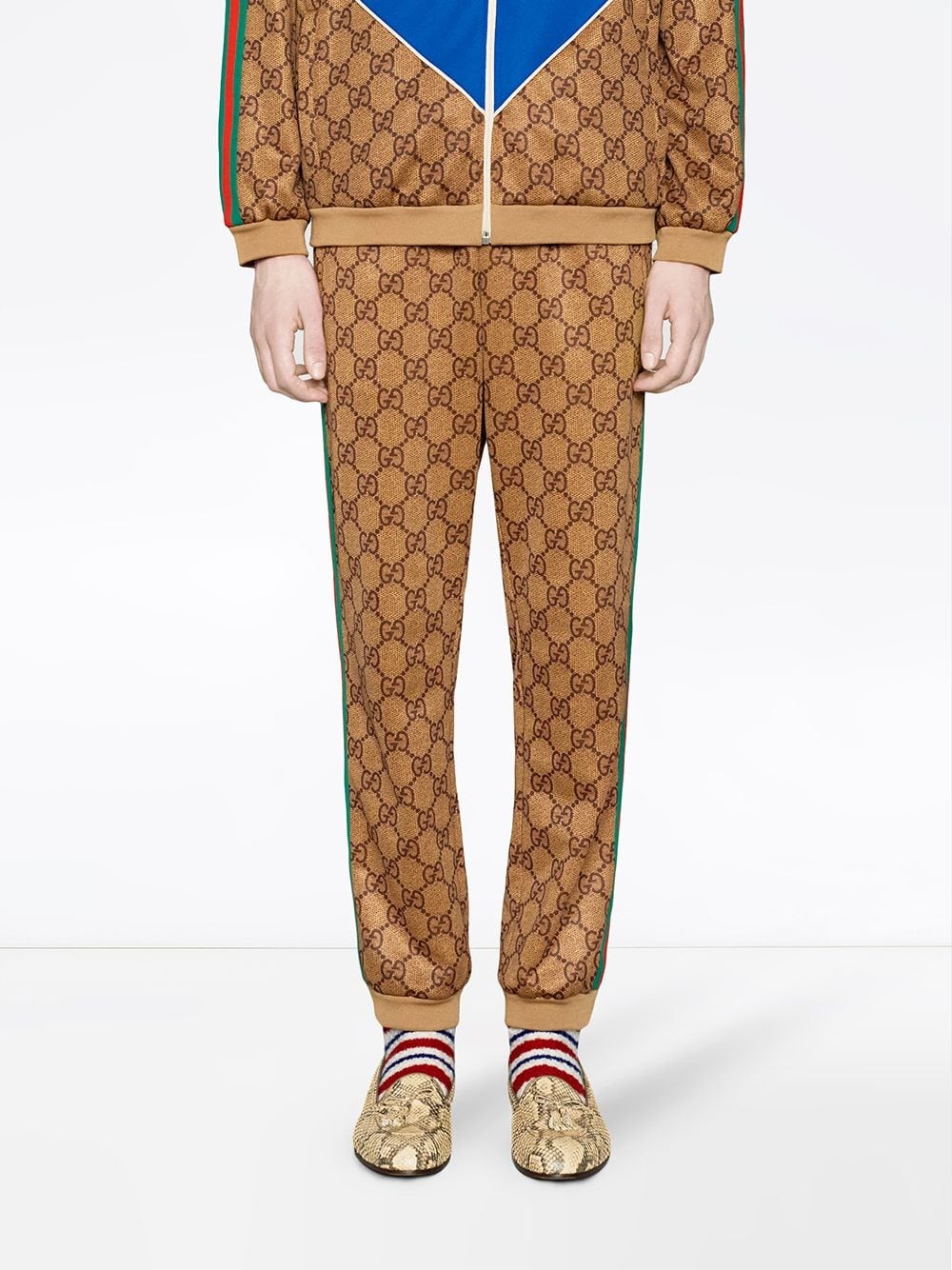 gucci GG PRINT SPORTY TROUSERS available on montiboutique.com - 28838