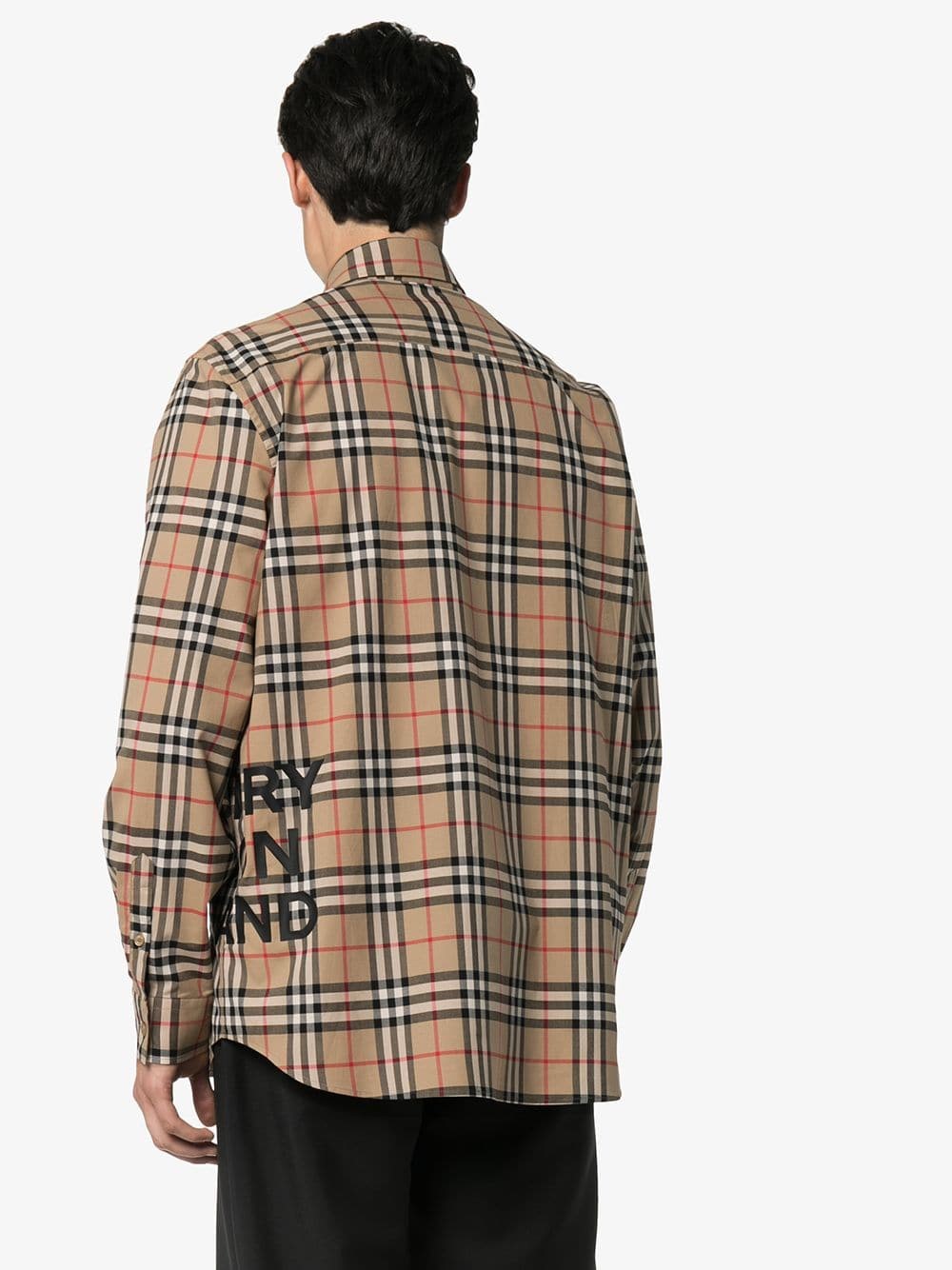 burberry checks shirt