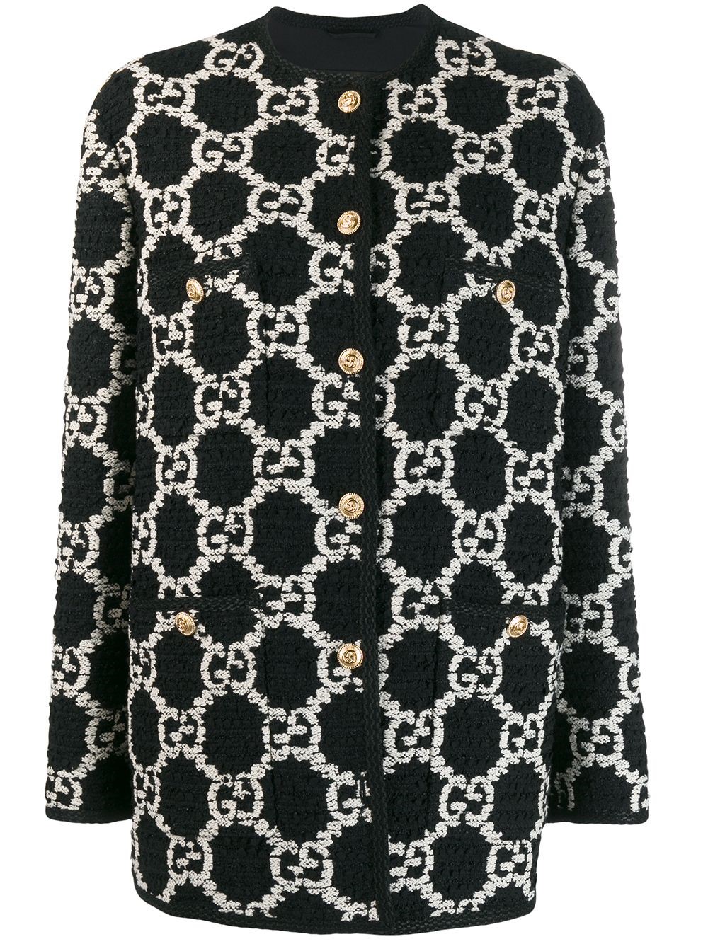 gucci GG PRINT CARDIGAN available on 