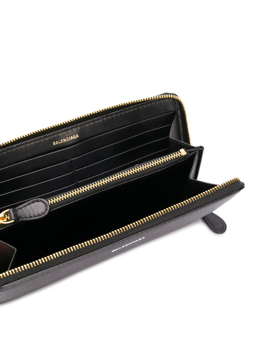 balenciaga logo wallet