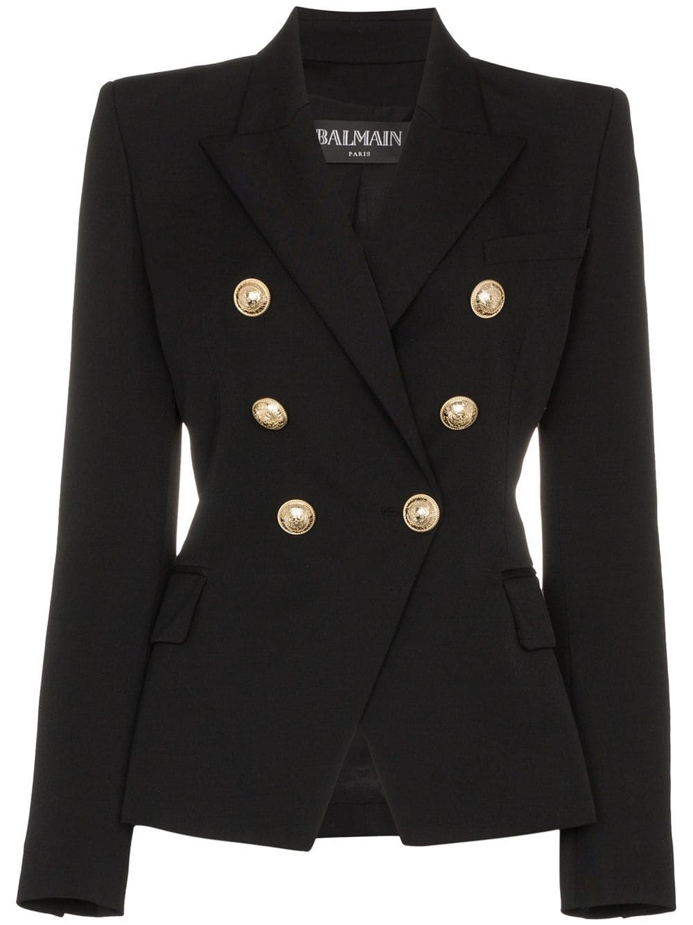 balmain overcoat