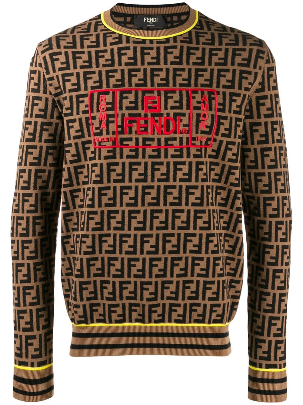 fendi logo sweater