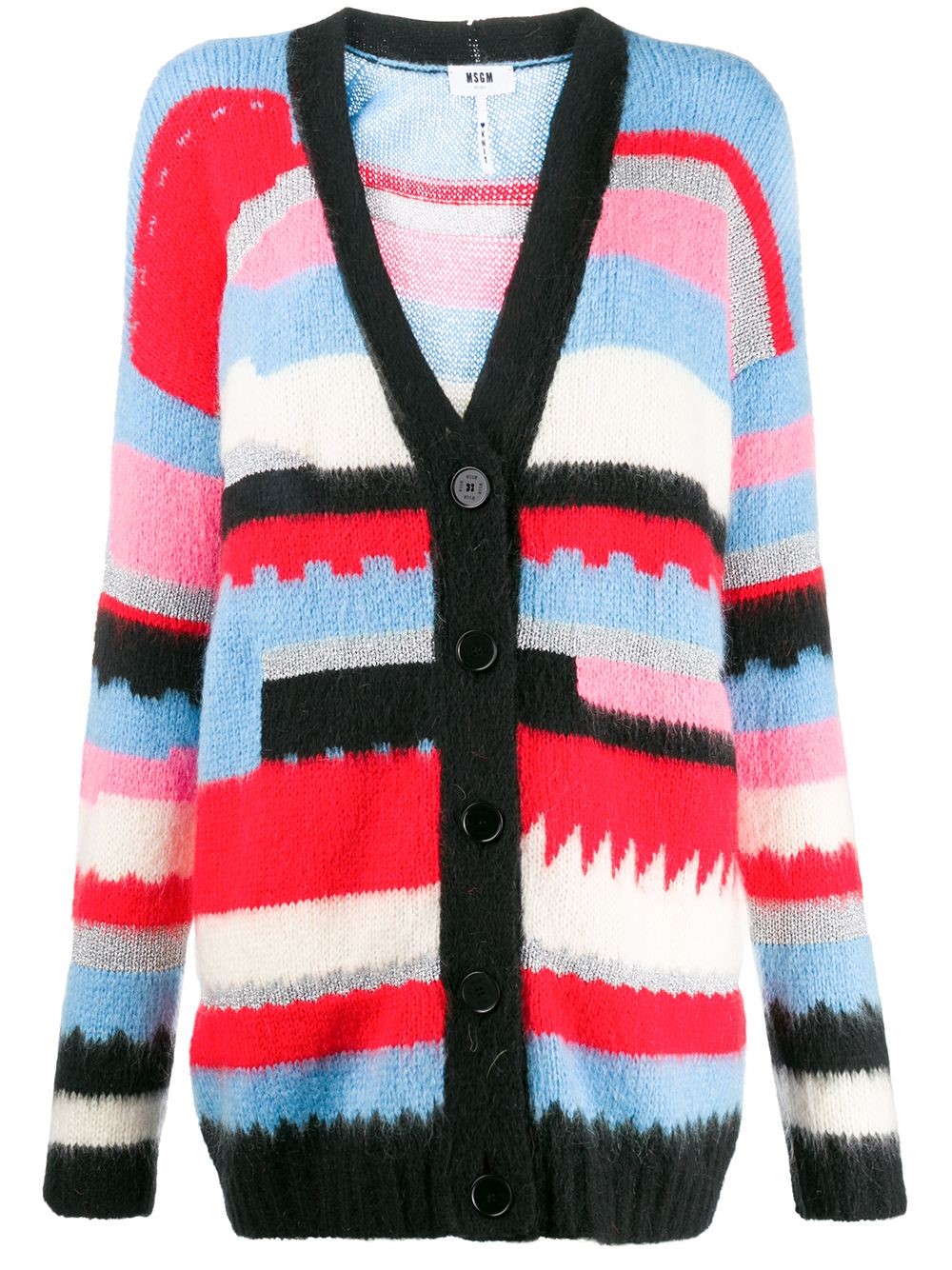 msgm MULTICOLOR CARDIGAN available on montiboutique.com - 30295