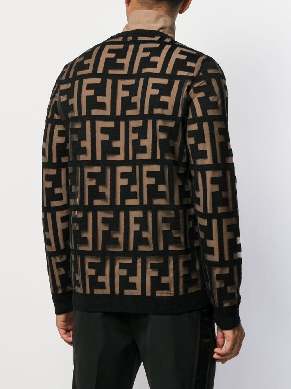 fendi TRANSPARENCY LOGO PULLOVER available on montiboutique.com 