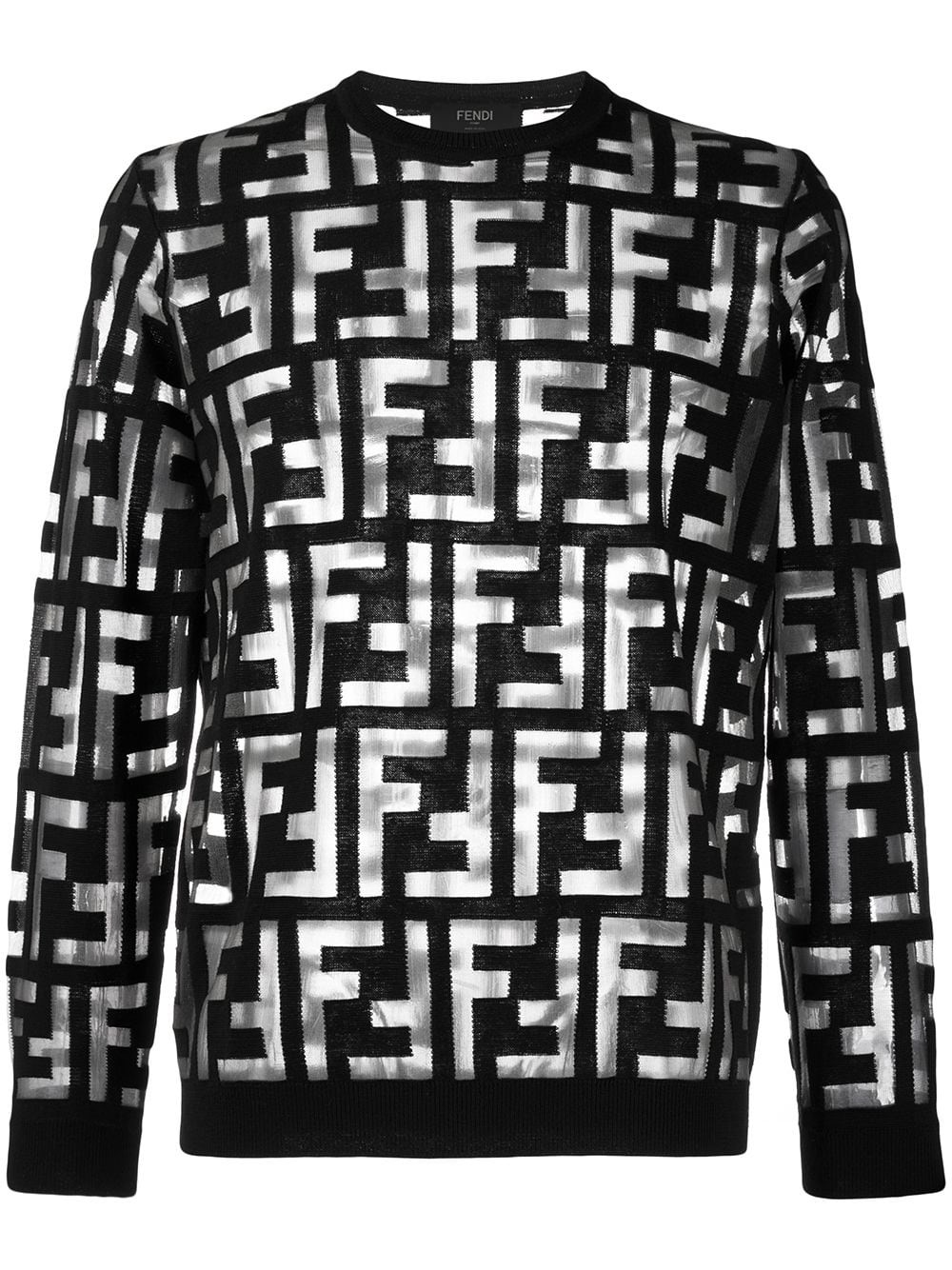 fendi TRANSPARENCY LOGO PULLOVER available on montiboutique.com - 30340