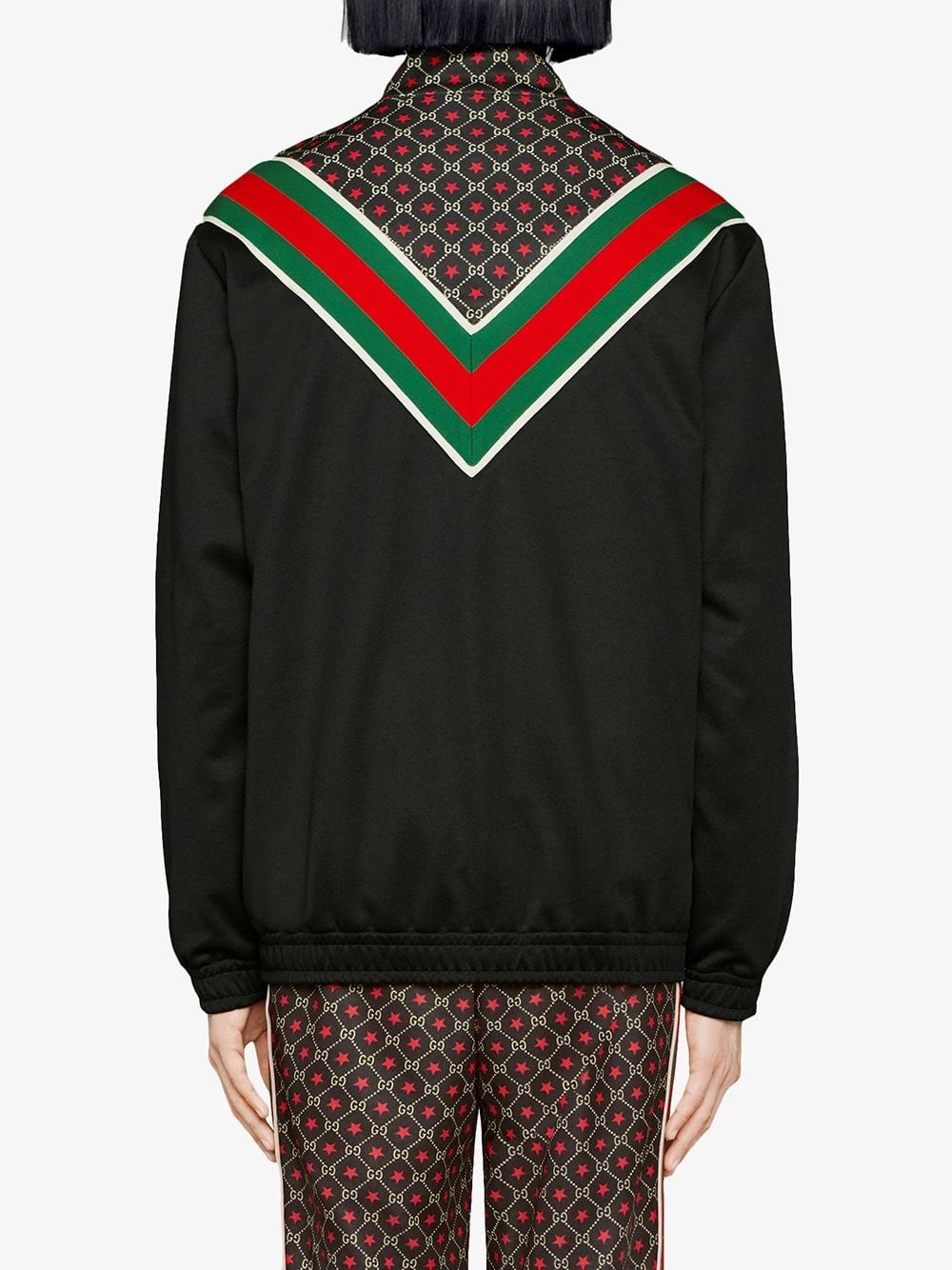 gucci ZIPPED WEB BAND SWEATER available on montiboutique.com - 30463