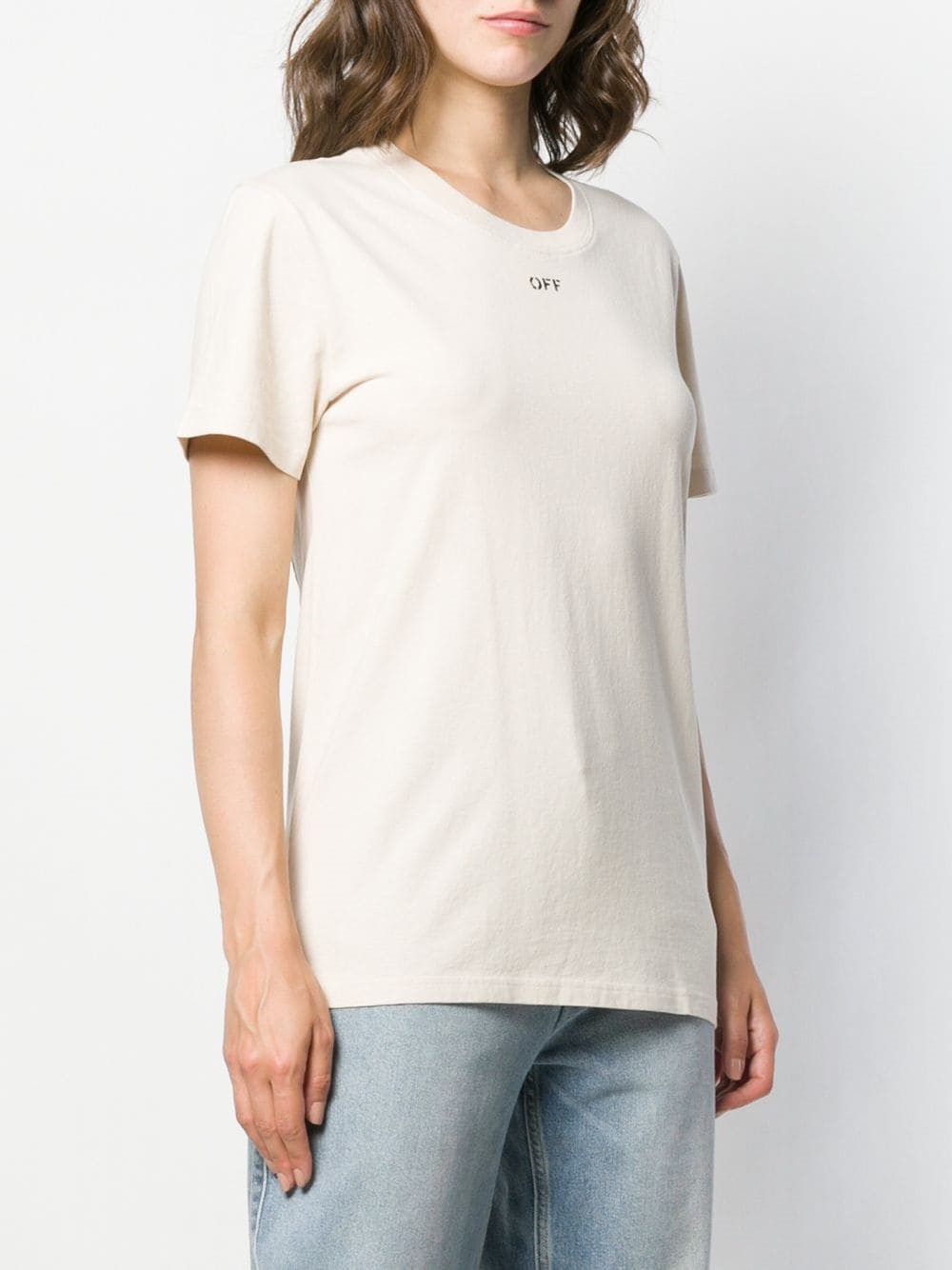 off-white BACK FLOWER PRINT T-SHIRT available on montiboutique.com - 30553