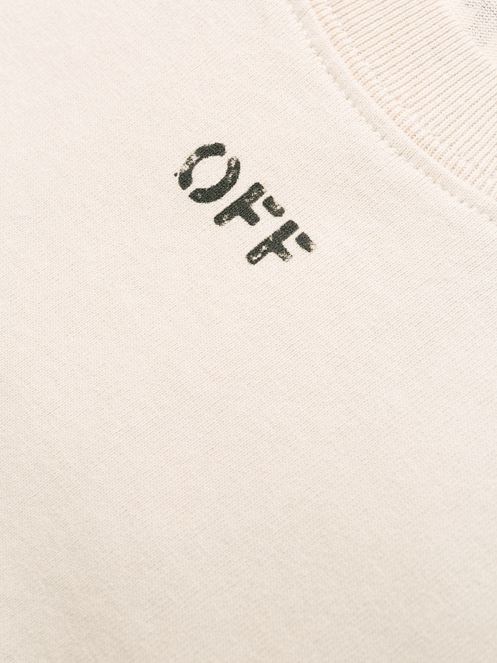 off white flower tee