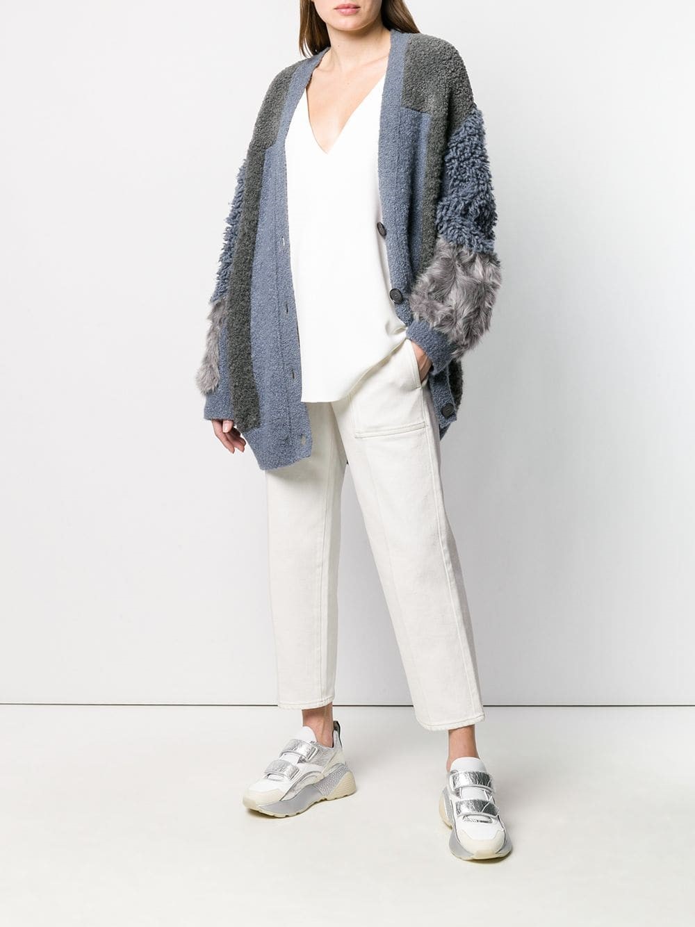 stella mccartney fur cardigan