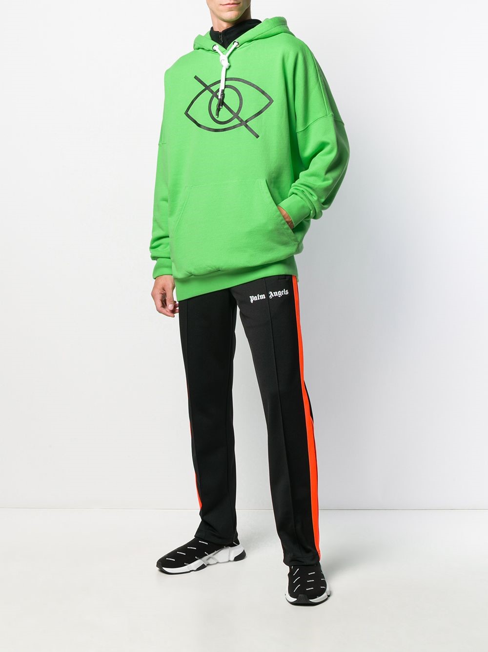 スウェット・トレーナー Palm Angels Enzo From The Tropics hoodie Palm Angels Enzo From The Tropics Hoodie Black Men's - FW23 - US