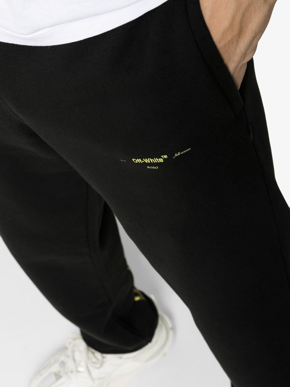off-white ARROWS SLIM TROUSERS available on montiboutique.com - 31221