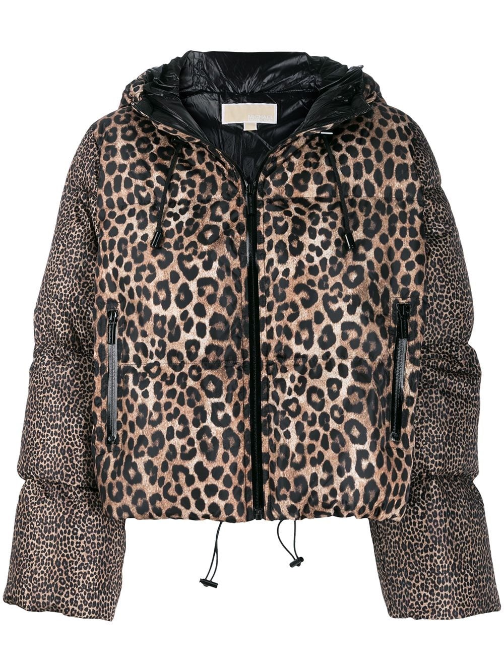 michael kors leopard print coat
