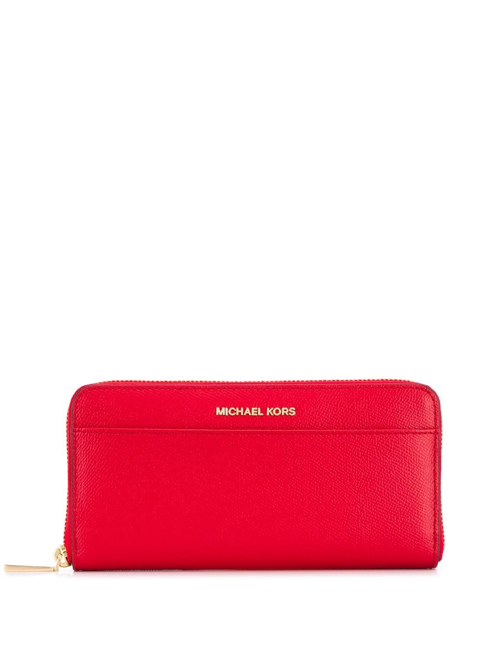 michael kors red wallet