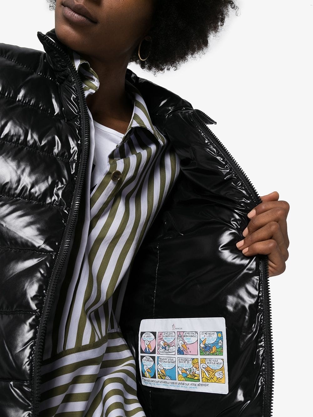 moncler shiny jacket