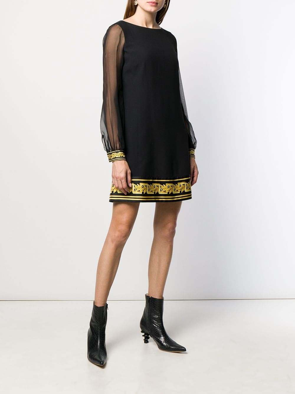 versace abito donna tessuto dress