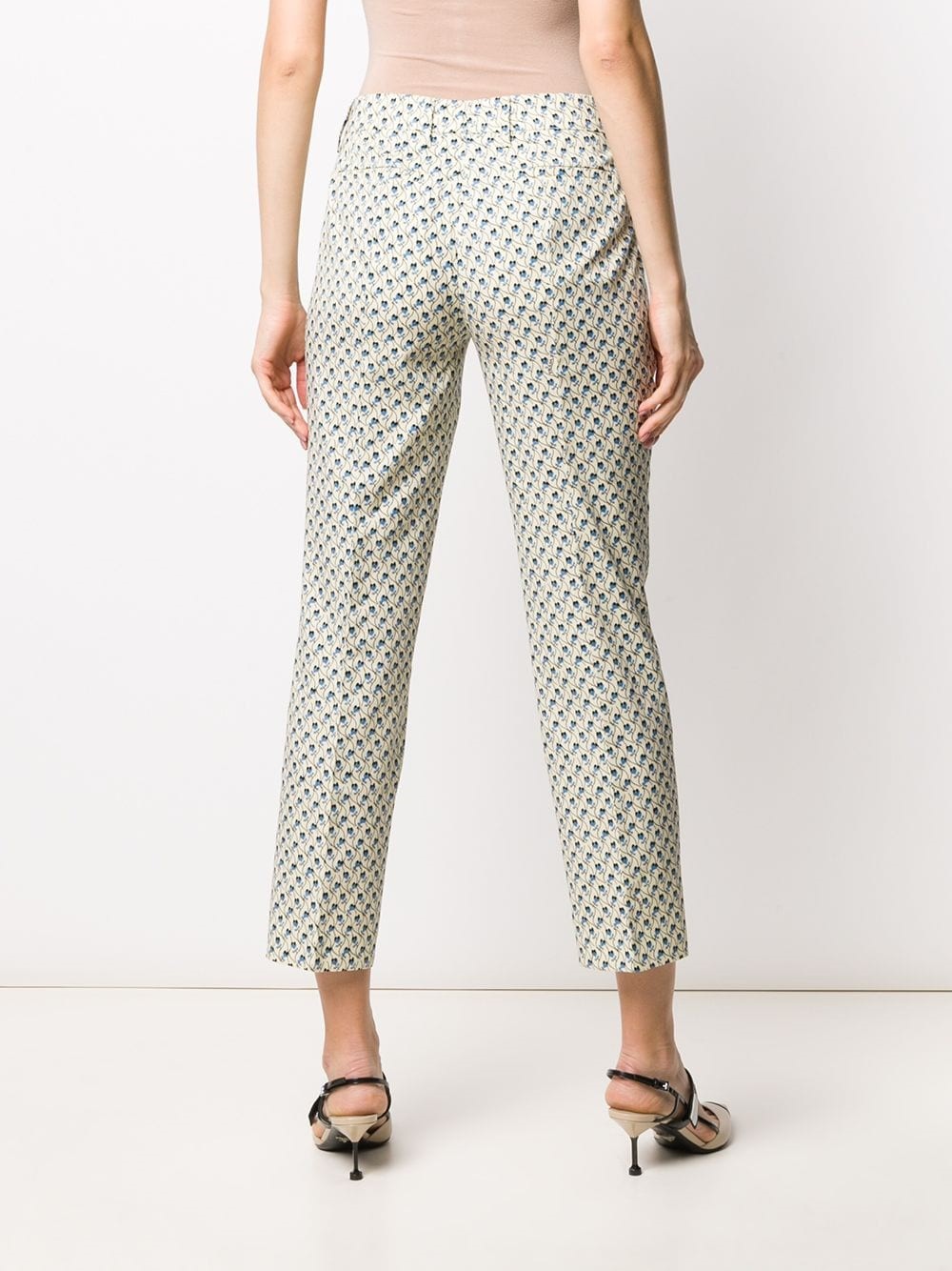 prada FLORAL PRINT TROUSERS available on  - 31859