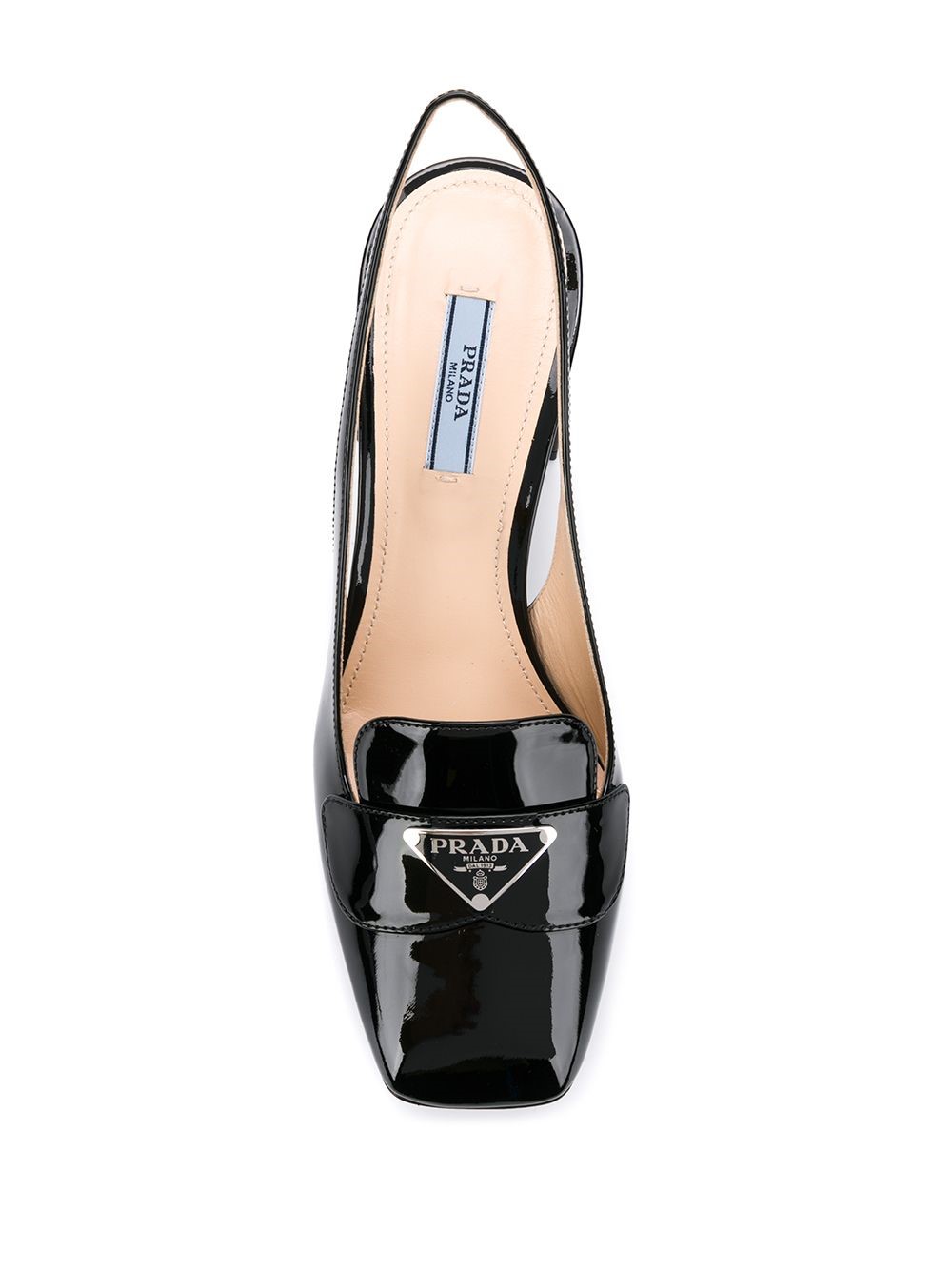 prada heeled loafers