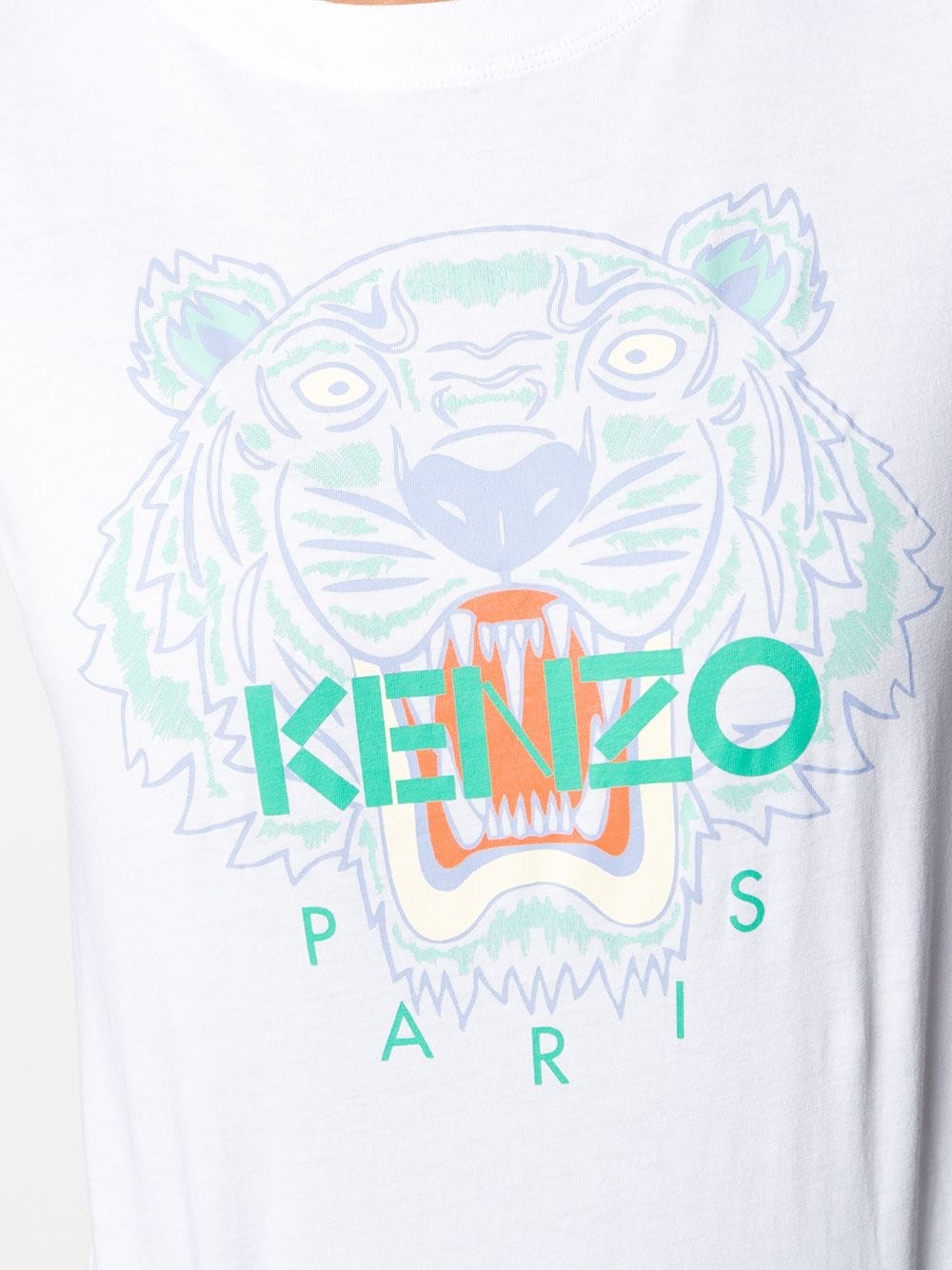 kenzo tiger t shirt green