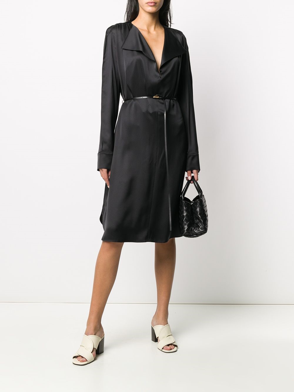 bottega veneta black dress