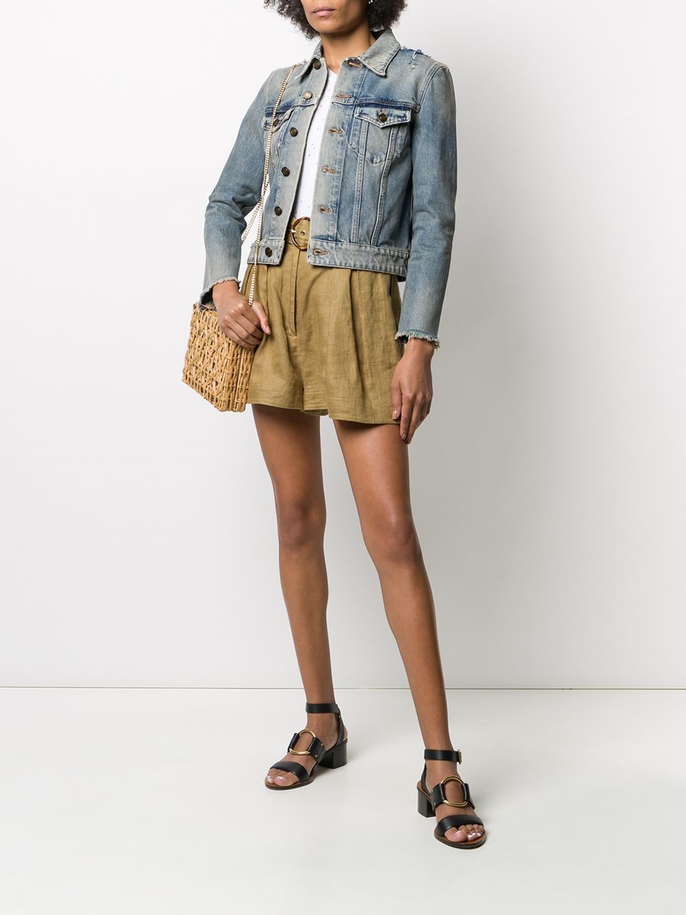 saint laurent DENIM JACKET available on montiboutique.com - 32570