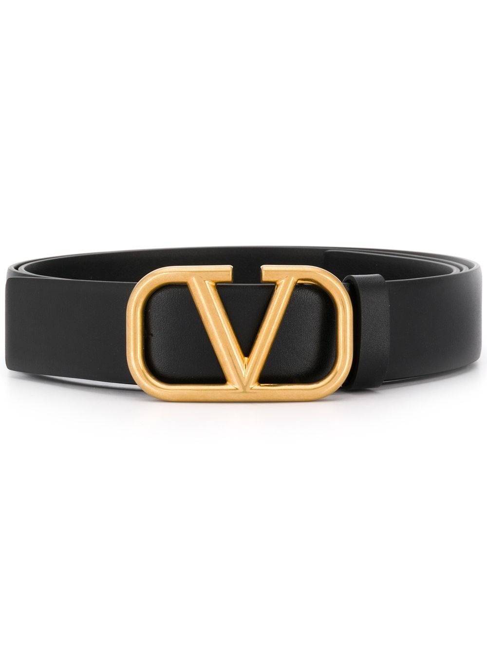 Shop Valentino Cintura Logo In Black