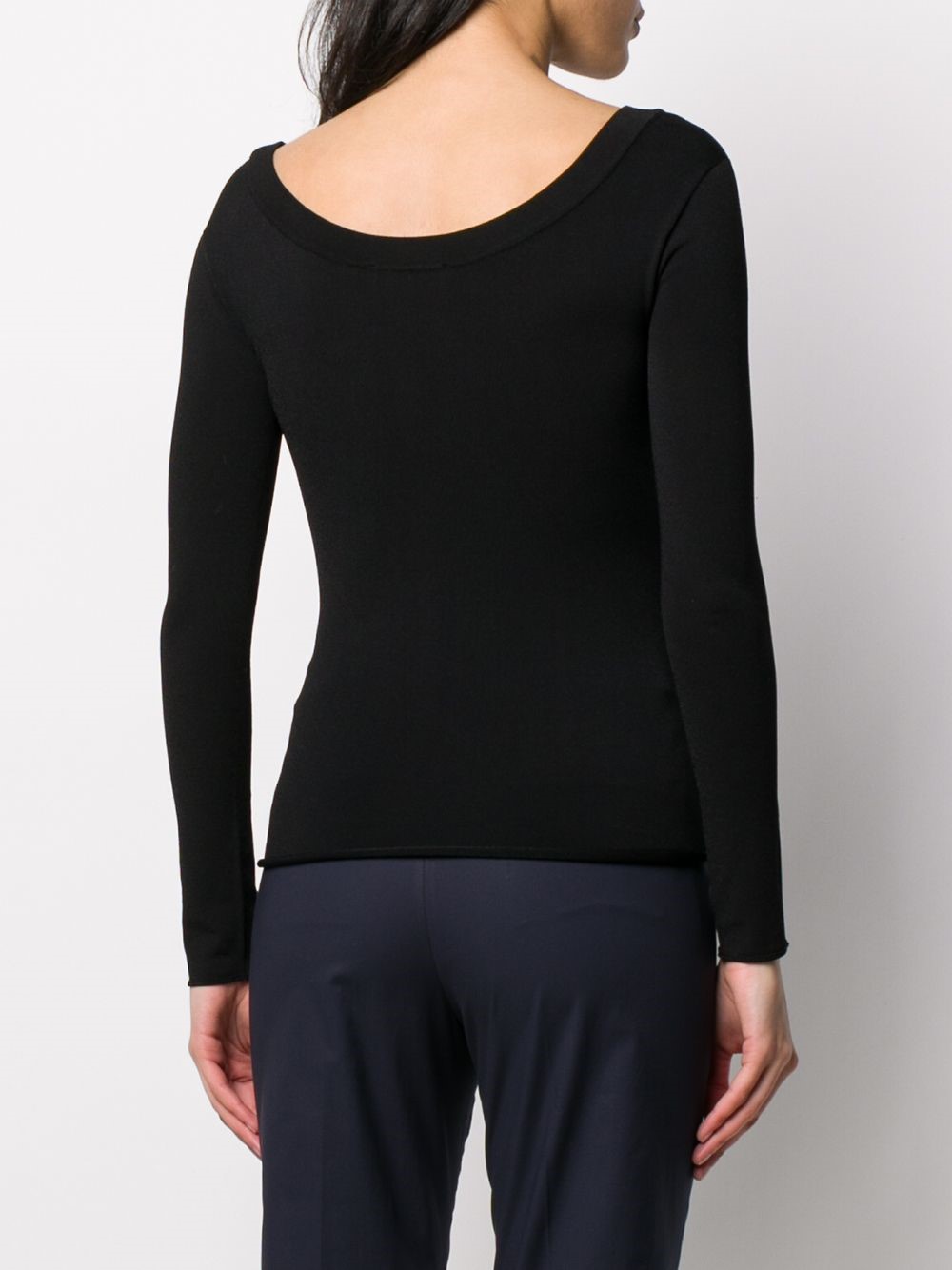 maglia scollo bardot