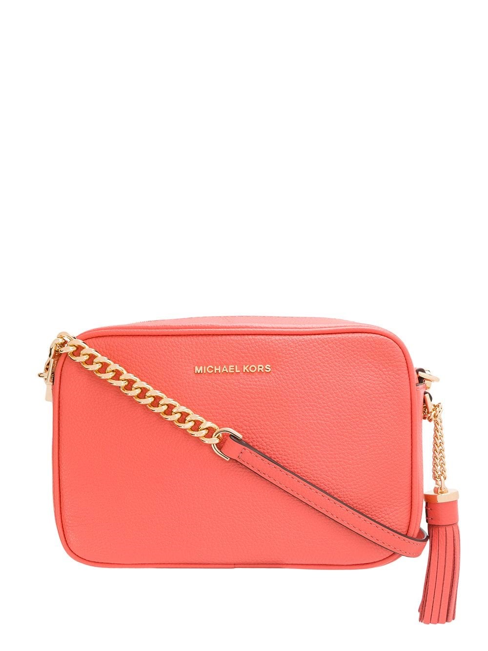 michael kors camera bag red