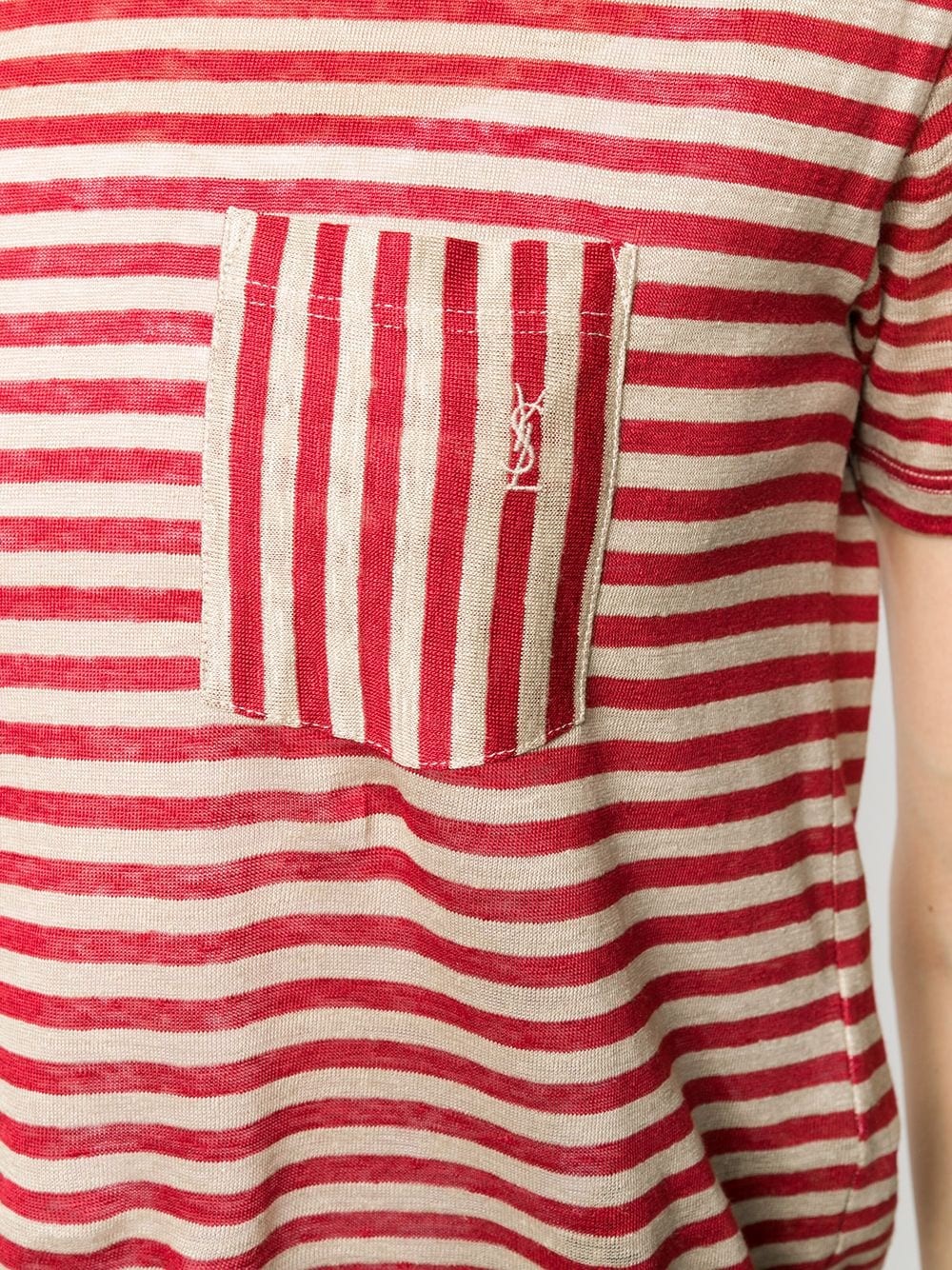 saint laurent striped shirt