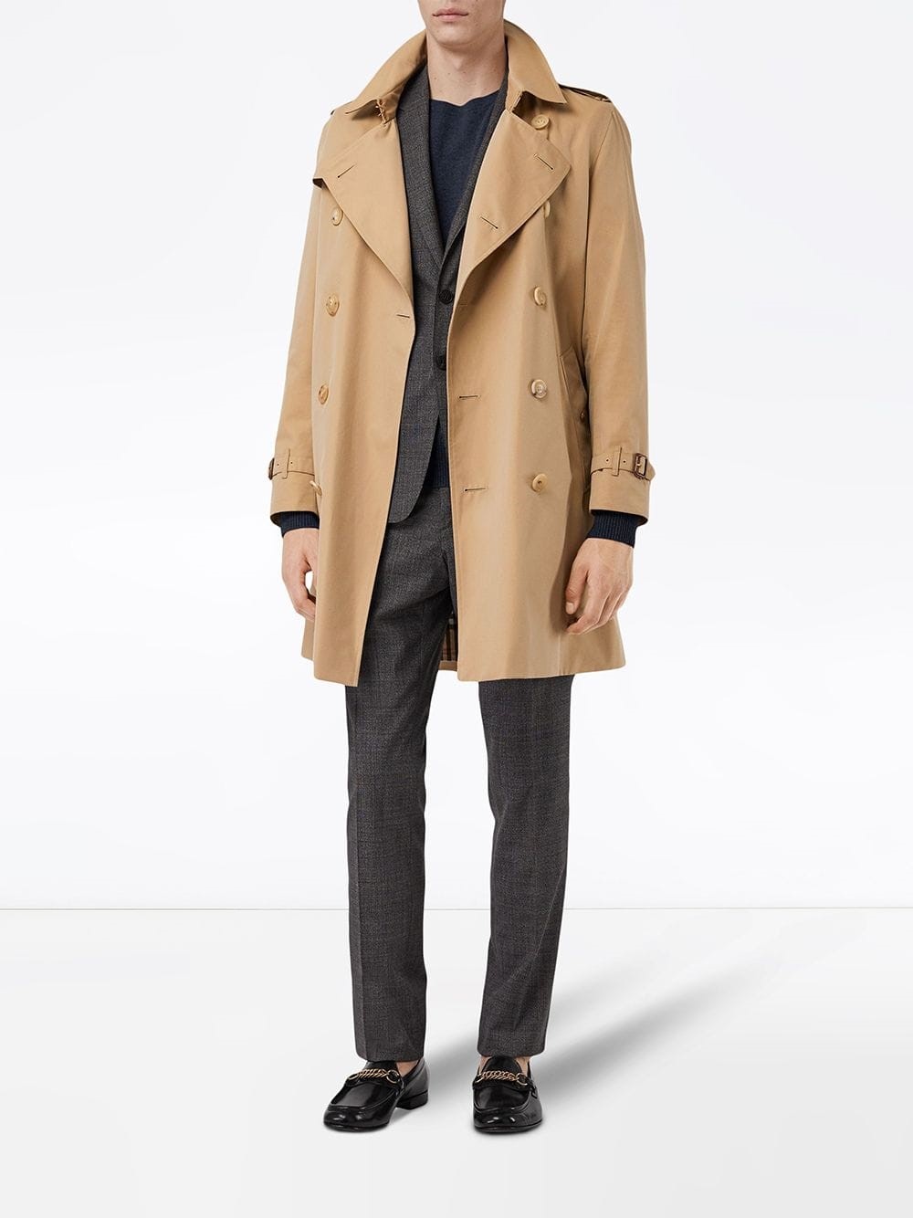 burberry trench coat grey