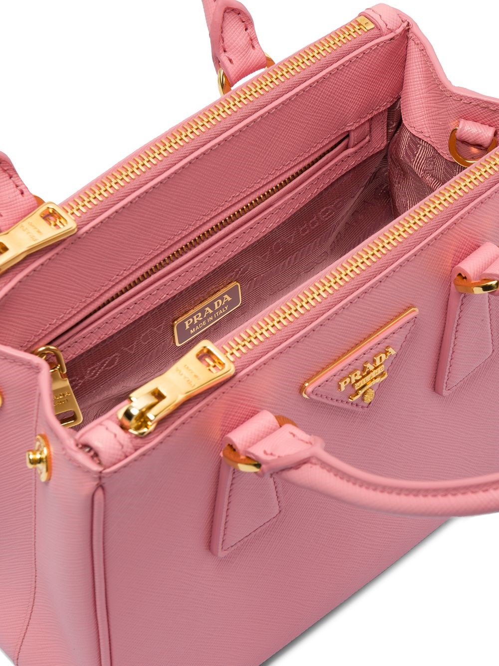 pink prada tote bag