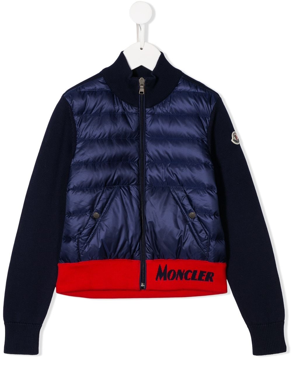 moncler kids TRICOT CARDIGAN 8/10Y available on montiboutique.com 