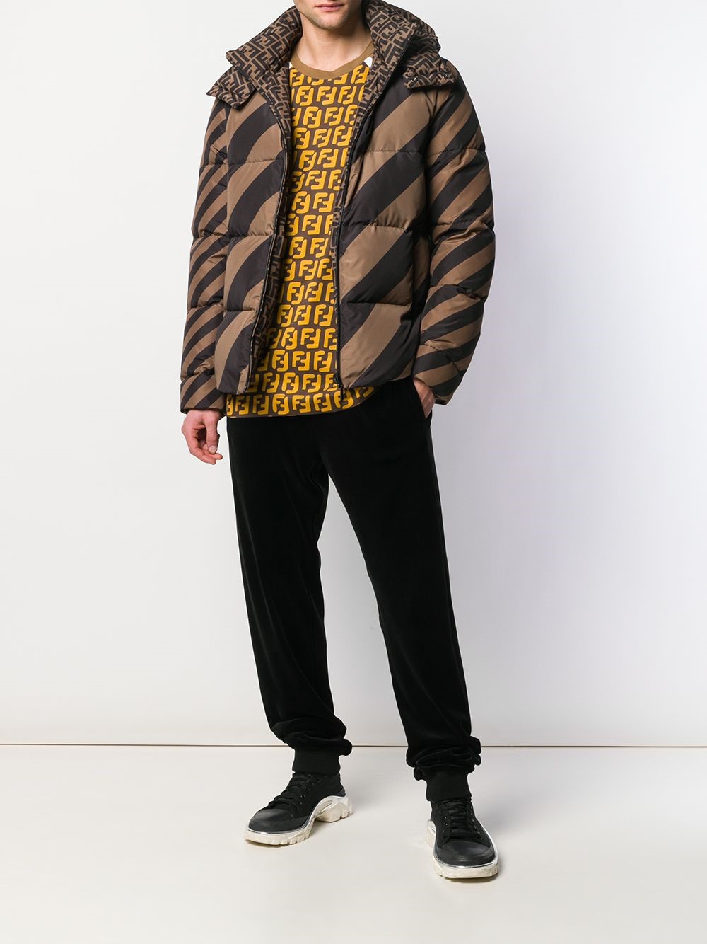 fendi padded jacket