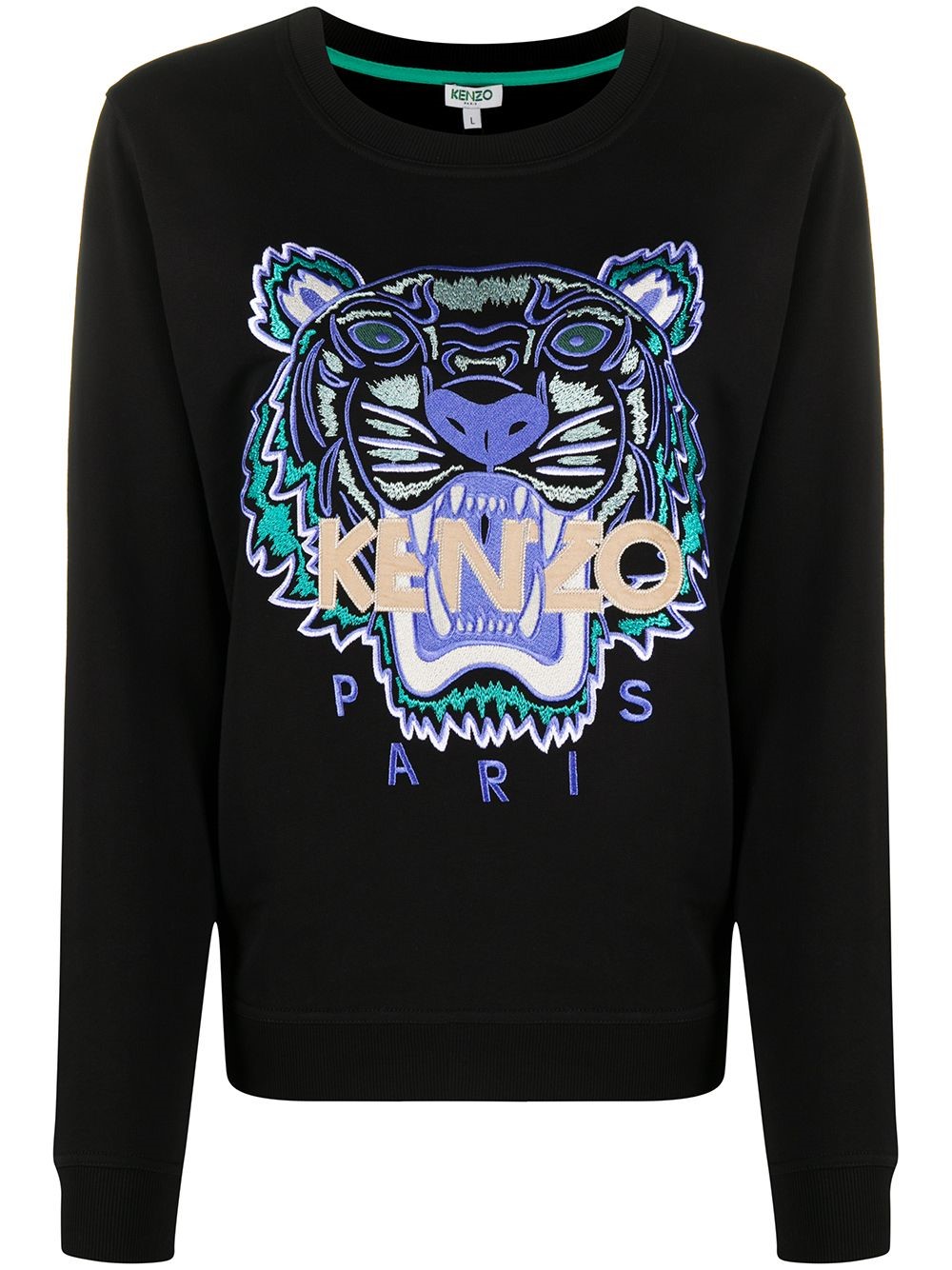 kenzo blue tiger sweater