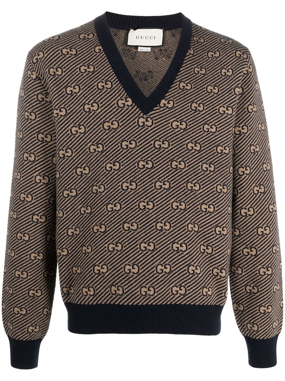 Gucci Pullover Scollo A V Logo Available On Montiboutique Com