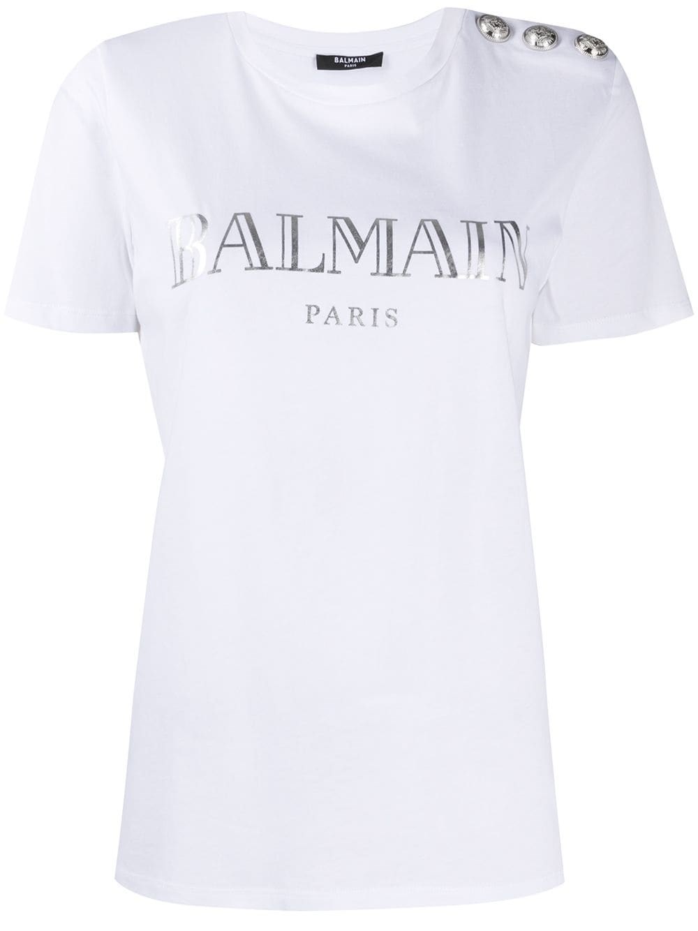 balmain logo t shirt
