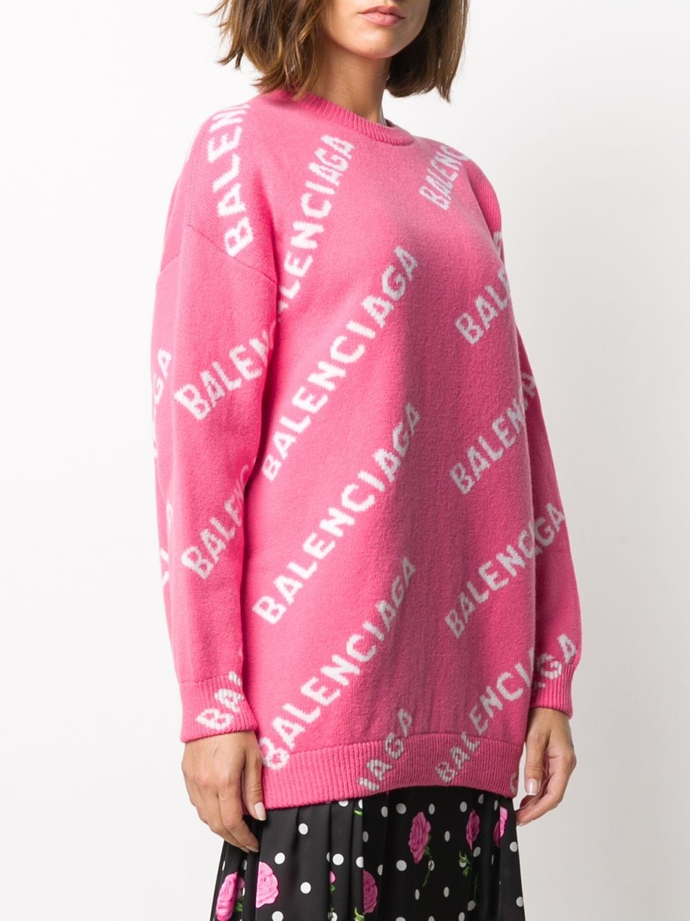 balenciaga logo pullover