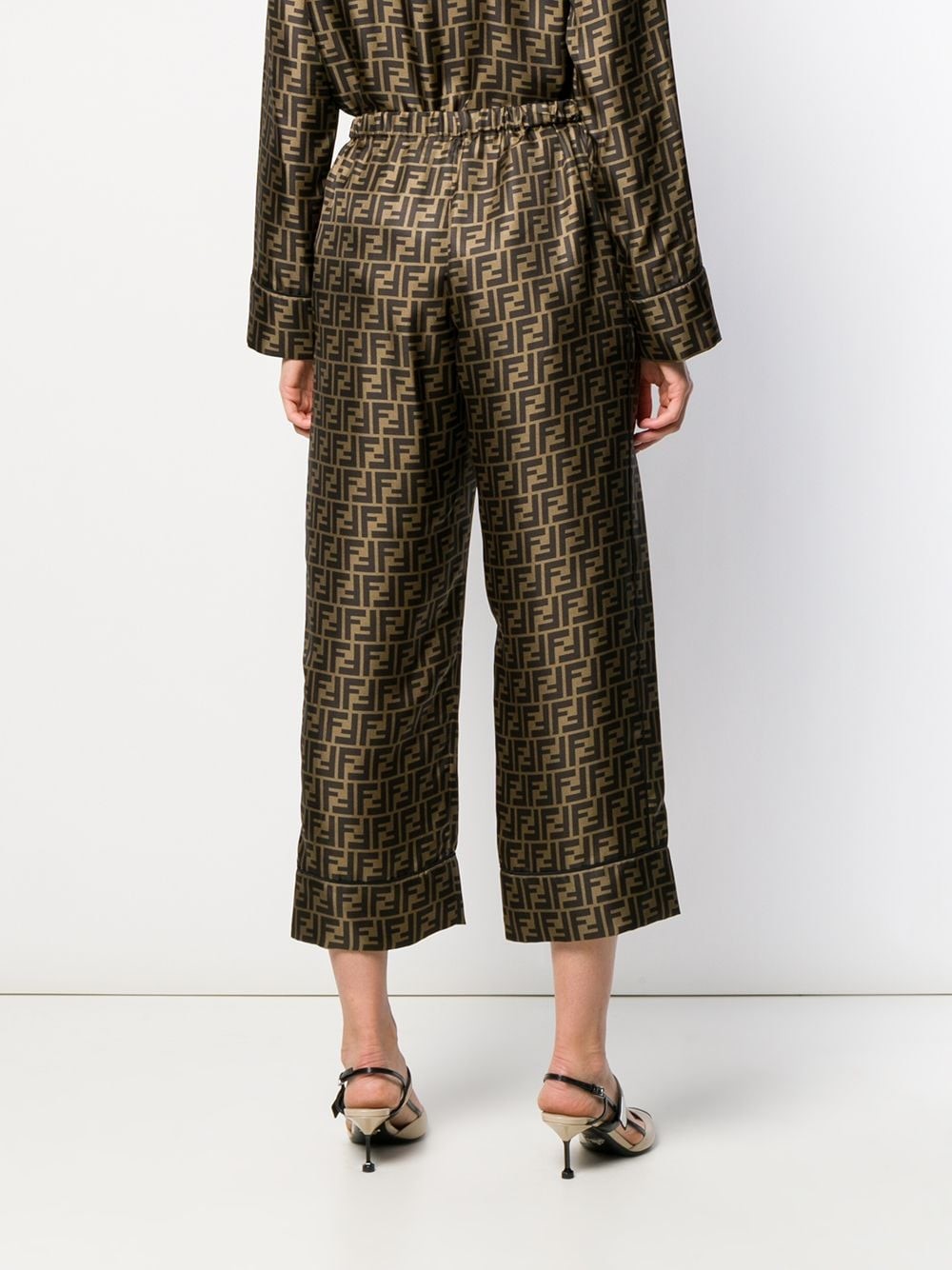 fendi logo trousers