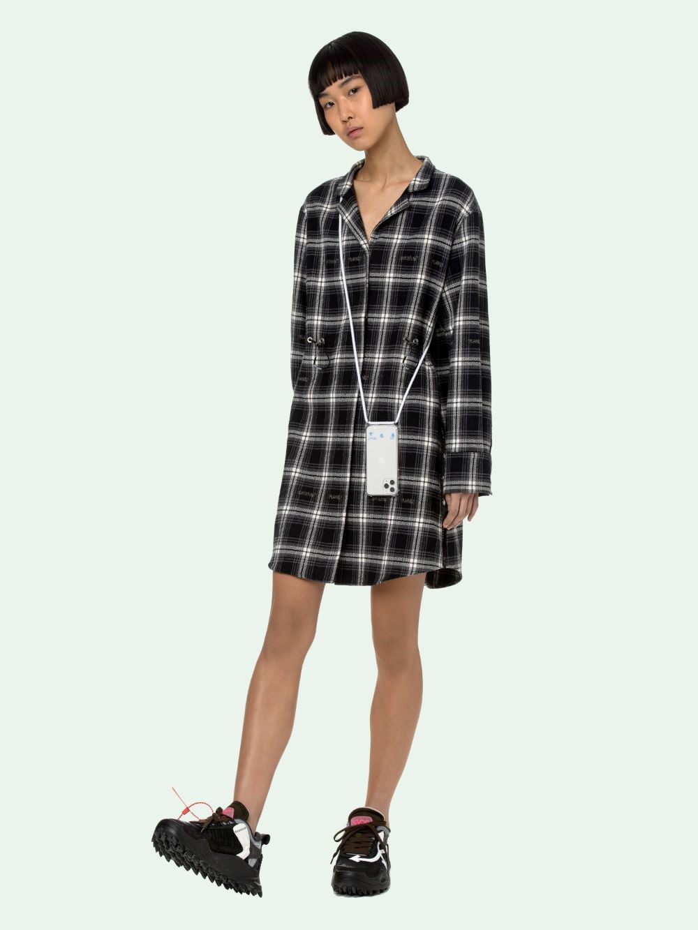 OFF-WHITE COULISSE DRESS