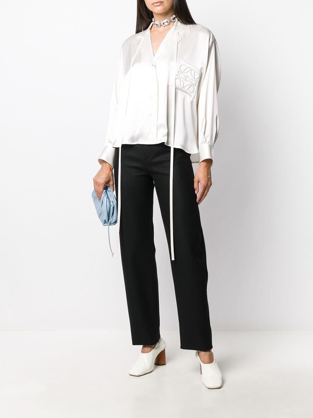 loewe PYJAMA ANAGRAM BLOUSE available on montiboutique.com - 35887