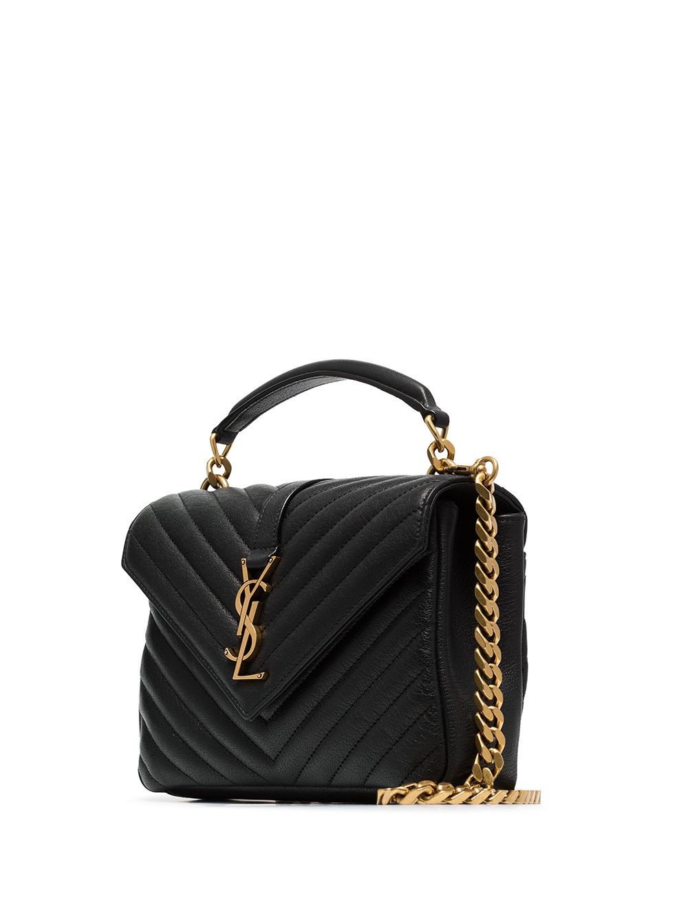 saint laurent college bag black