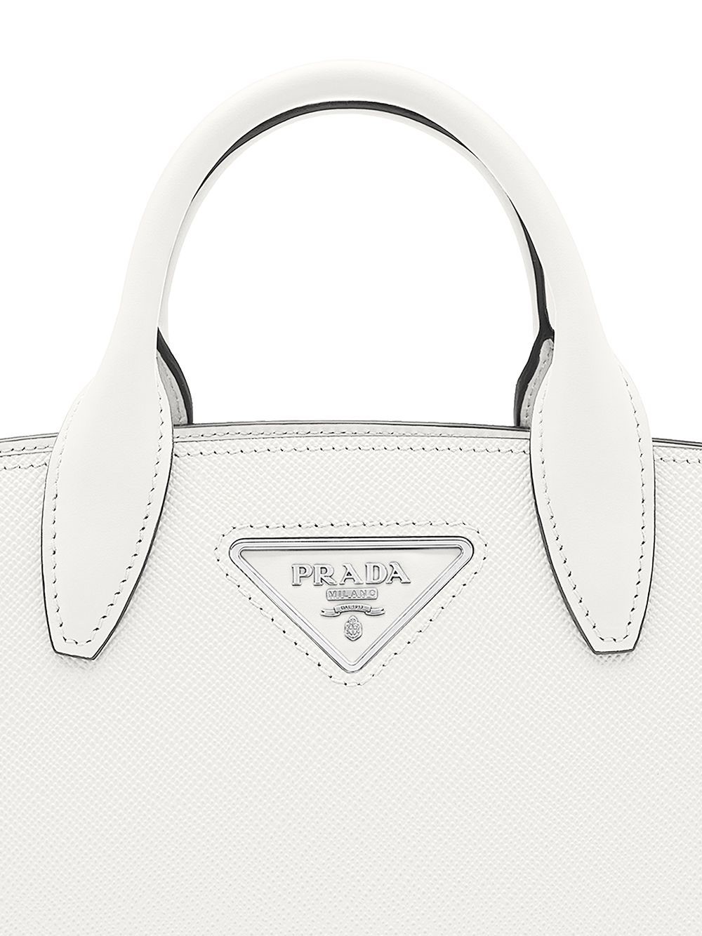 prada logo tote