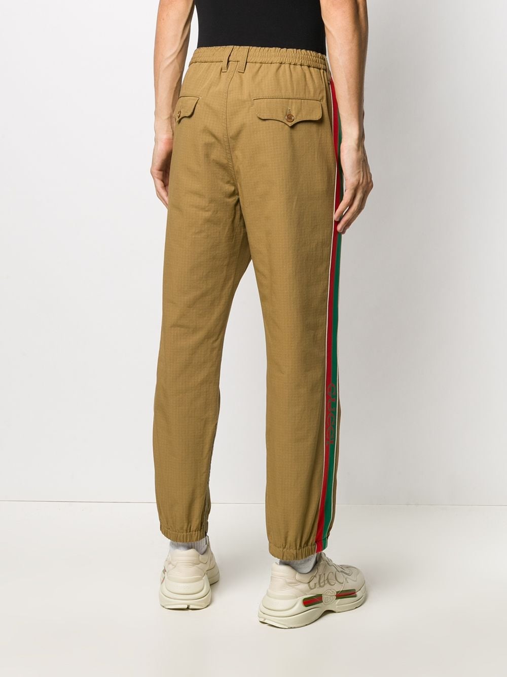 gucci green trousers