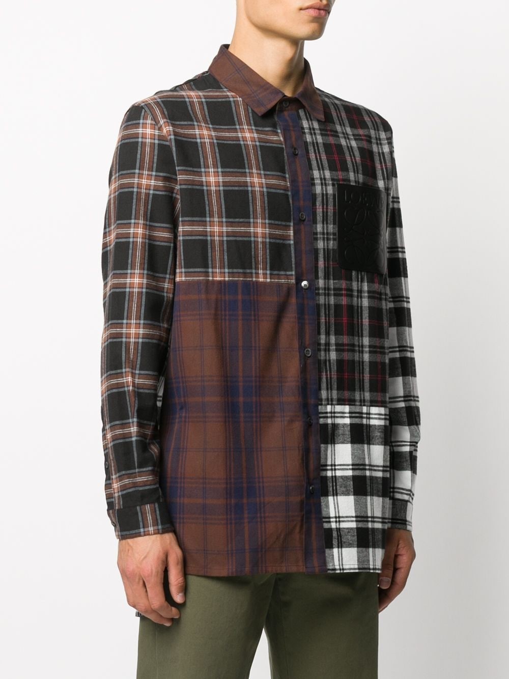 loewe patchwork shirt