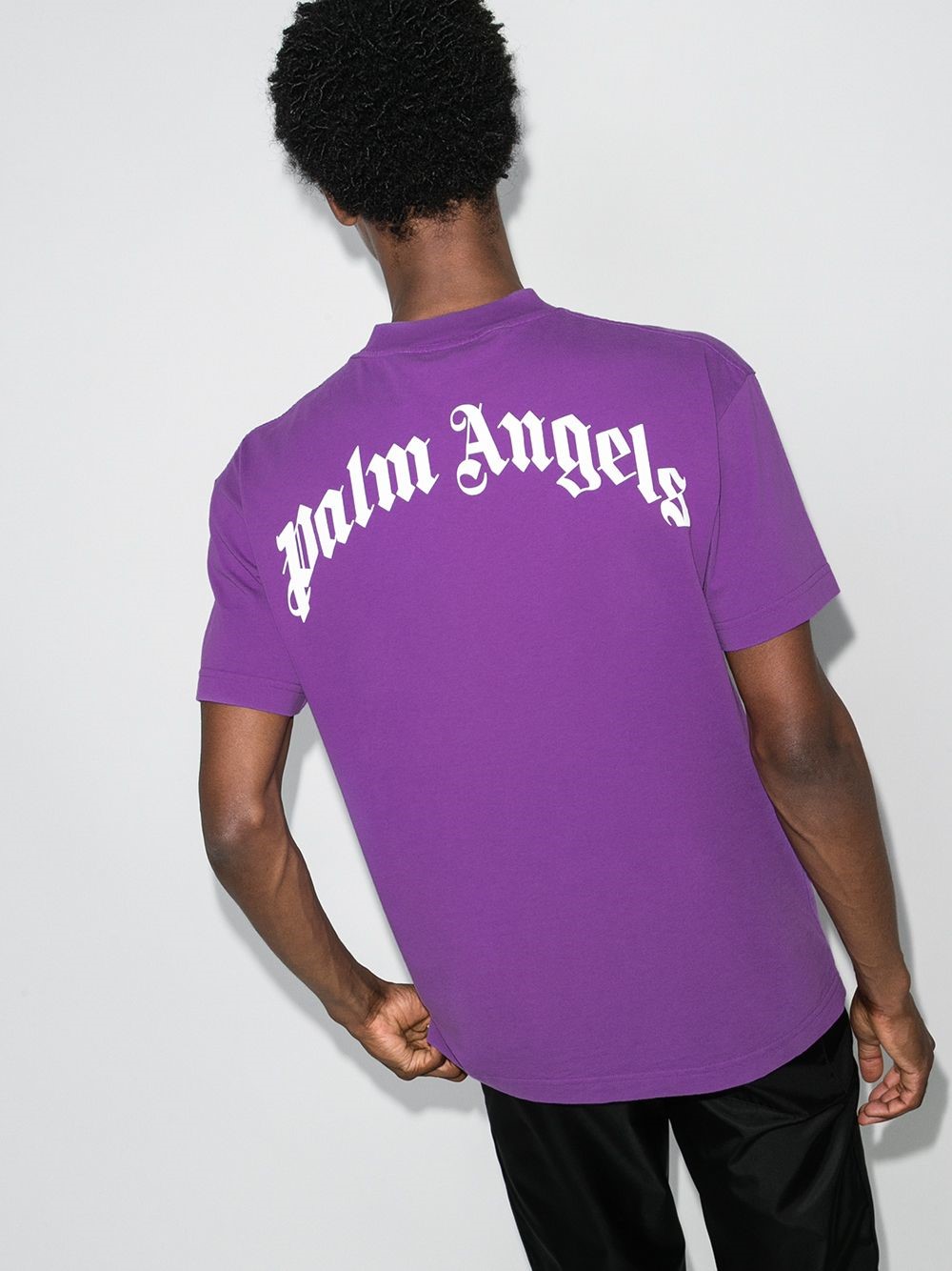 palm angels purple bear t shirt
