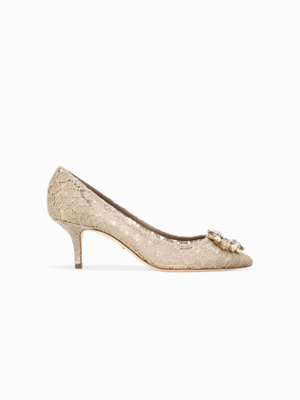 DECOLLETE' BELLUCCI IN PIZZO CON CRISTALLI DOLCE \u0026 GABBANA - Vanda Boutique
