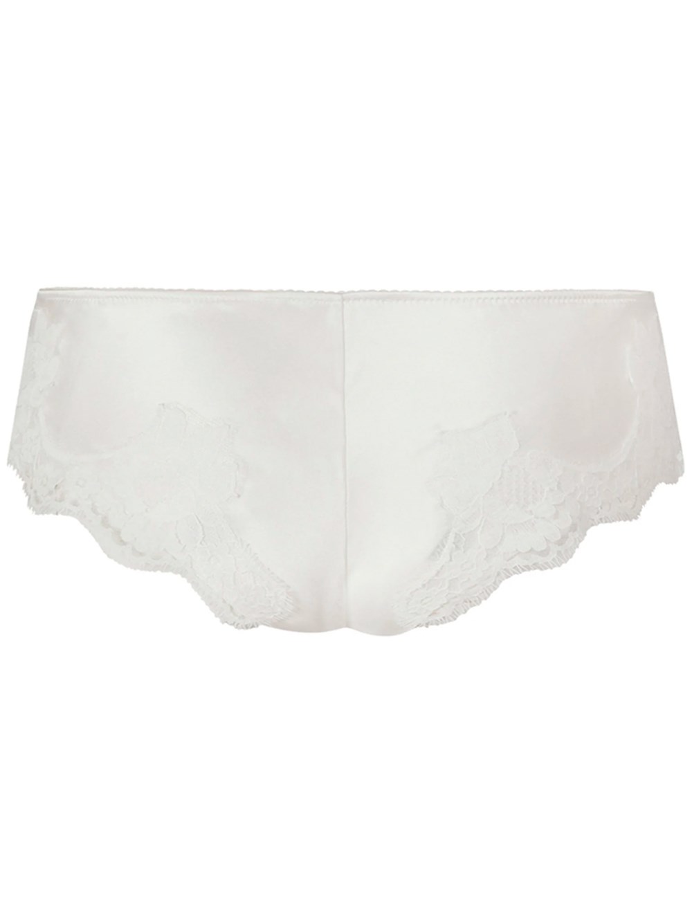 LACE-DETAIL SATIN BRIEFS