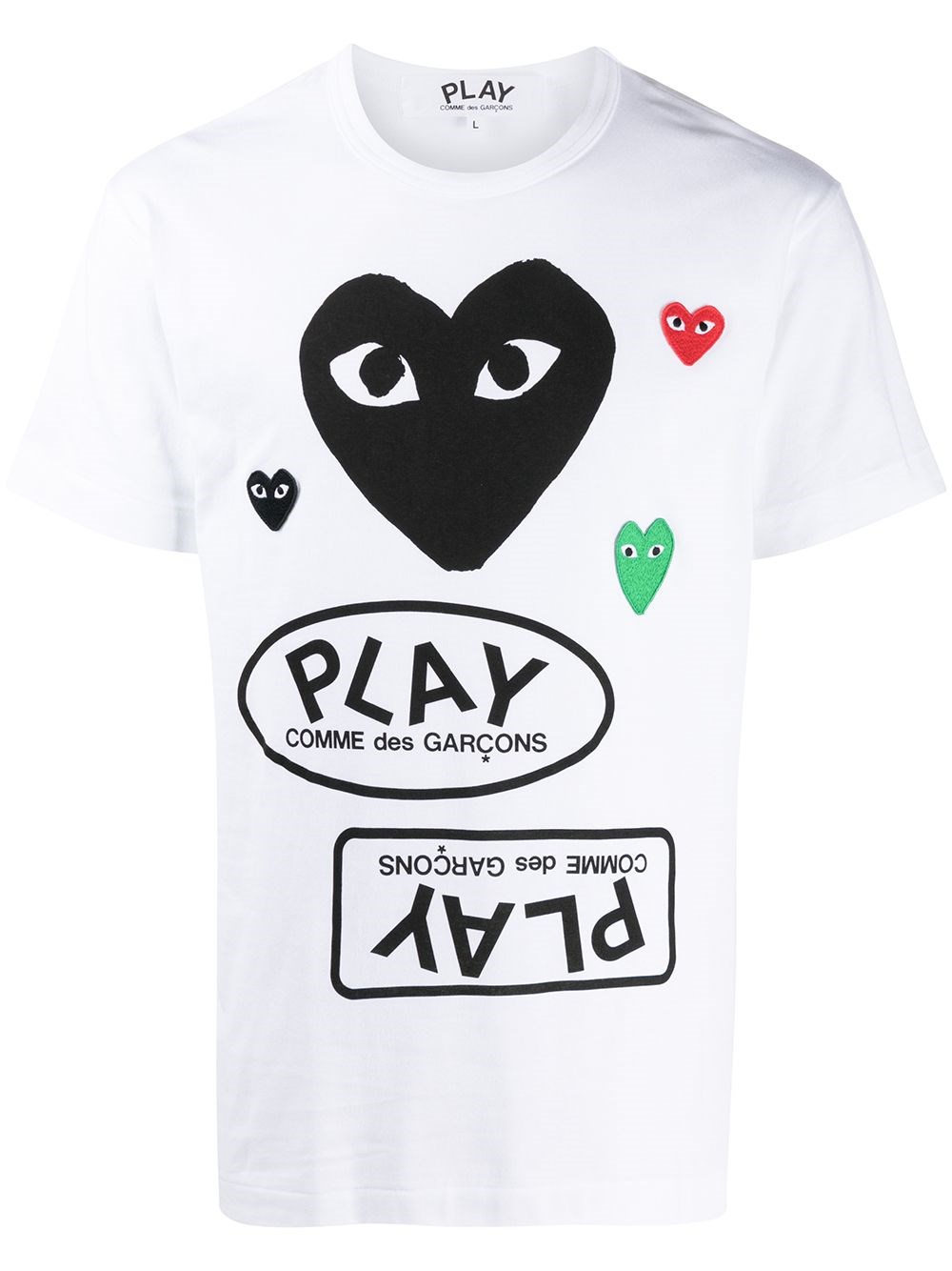 Comme des Garçons Play Men's Heart Logo T-Shirt