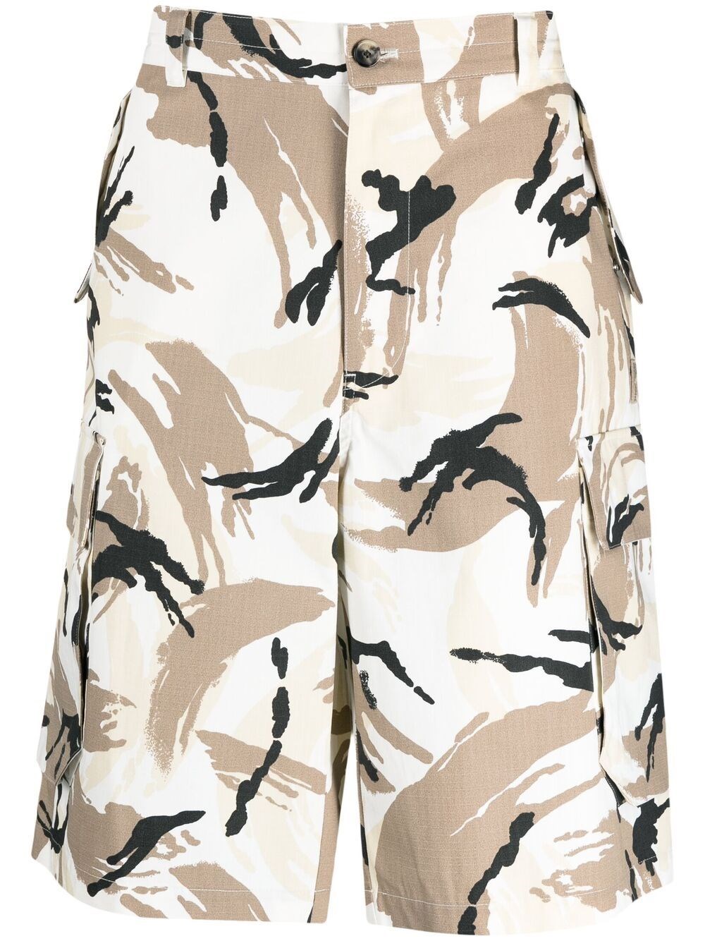Kenzo Bermuda Shorts In White